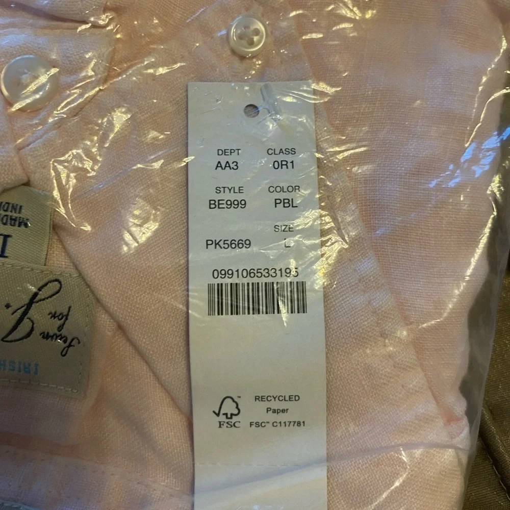 J. Crew 100% linen